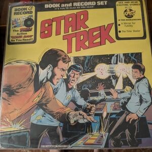 Star Trek book and record vintage